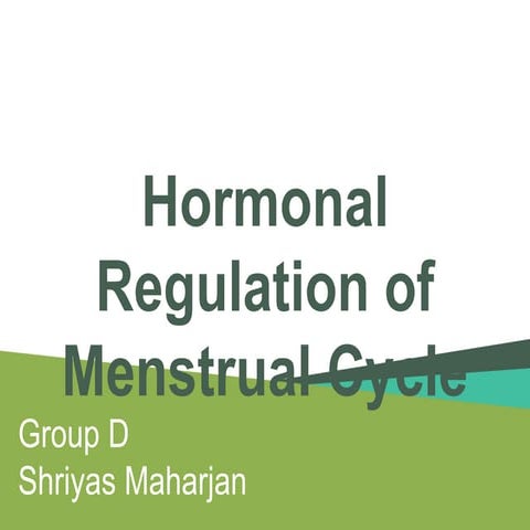 Menstrual Cycle | Hormonal Regulation