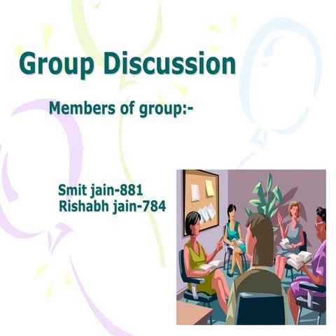 Group discussion