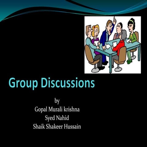 Group discussion