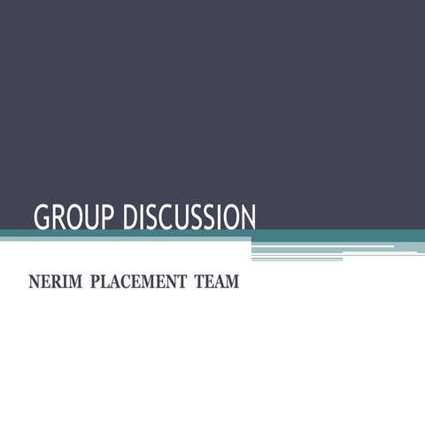 Group discussion
