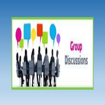 Group Discussion