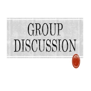 Group discussion