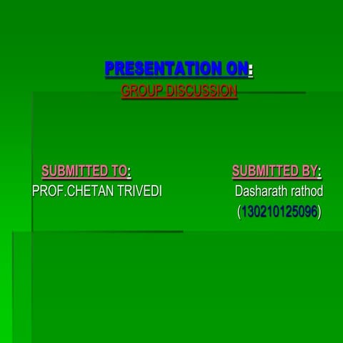 Group discussion(130210125095)