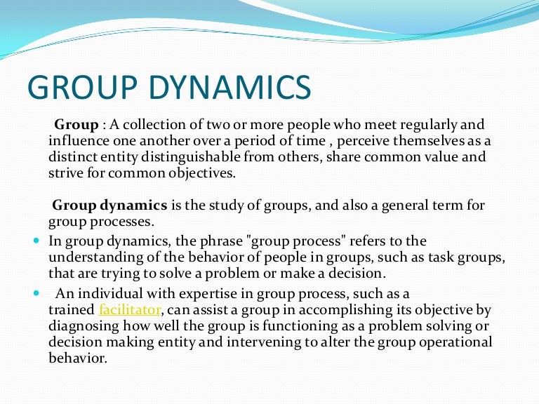 Team dynamics college paper