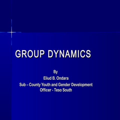Group Dynamics