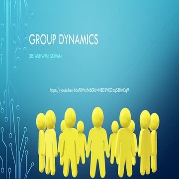 presentation on Group Dynamics and group behaviour | PPTX