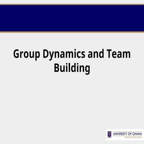 Group Dynamics in occupational therapy interventions. | PPTX