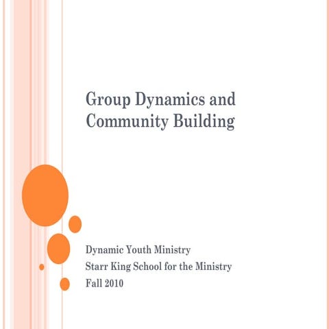 Group dynamics presentation | PPT