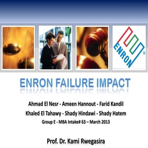 Enron - Corporate Governance - Scandal - Nesr