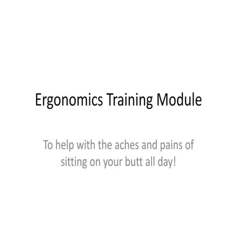 Group ergonomicsguide