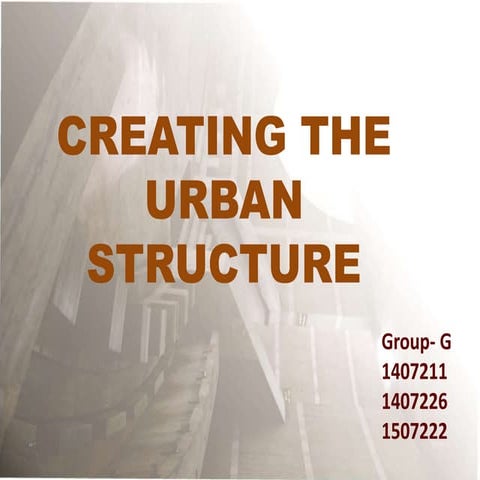 URBAN DESIGN BOOK COMPENDIUM 1-2 (creating the the urban structure)