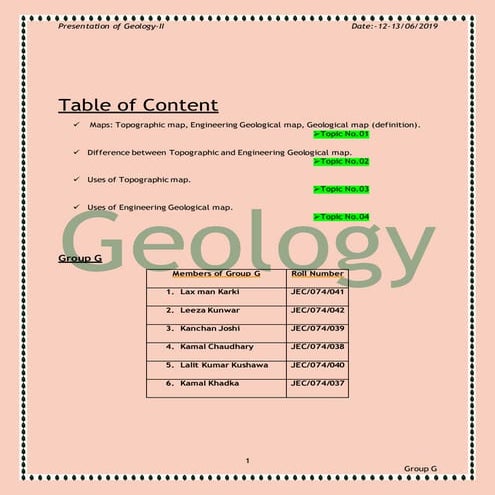 An introduction to geological structures and maps (5 th ed.) | PDF