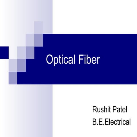 optical fiber ppt 