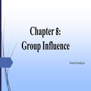 Group influence