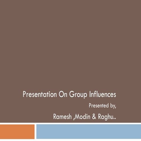group influence related to consumer behaviour