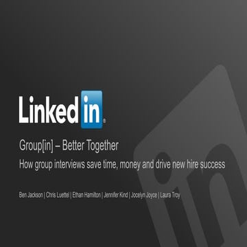 Group[in] group hire process