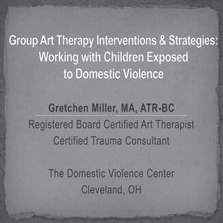Group Art Therapy Interventions & S...