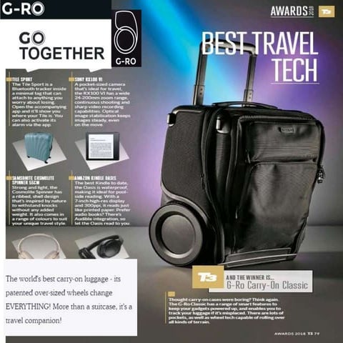 Marketing product launched Presentation(G-RO Innovative Smart Luggage)