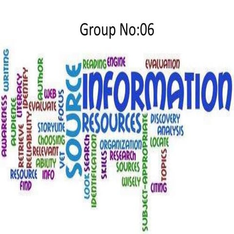 Information Sources #6