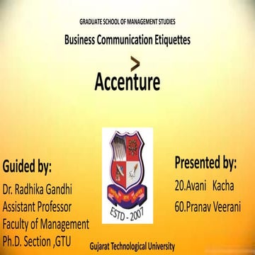 Accenture Business Communication