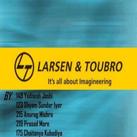  LARSEN AND TOUBRO