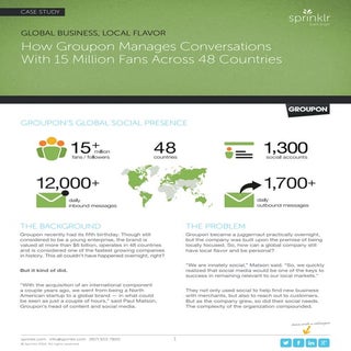 How Groupon Manages 15 Million Soci...