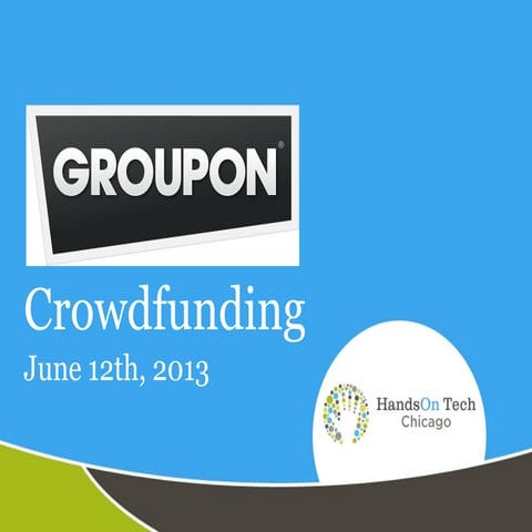 Groupon crowdfunding presentation