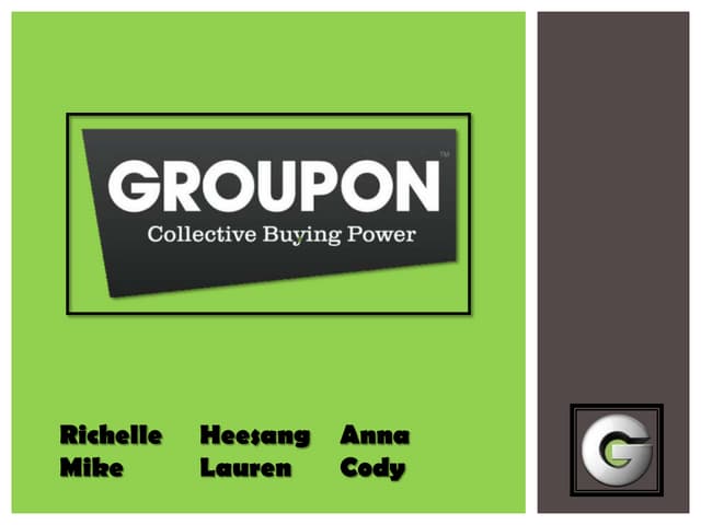 Groupon final presentation