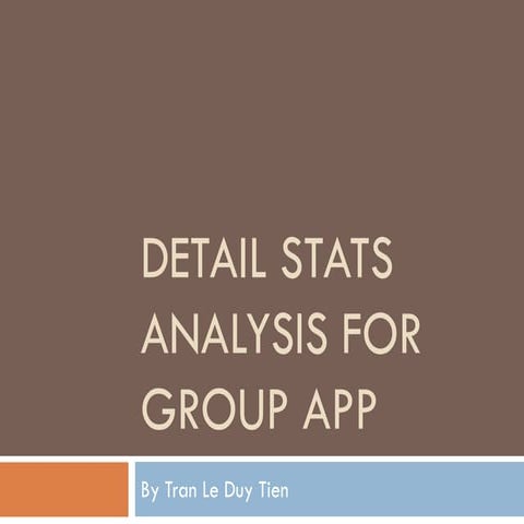 Group on Zing Me - Stats analysis (2011)