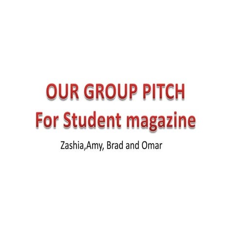 Group pitch