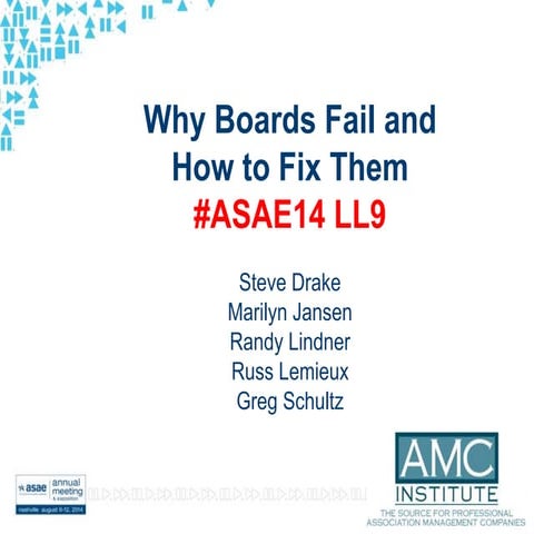 Why Association Boards Fail & How to Fix Them