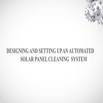 Solar powered portable water Purifier | PPTX