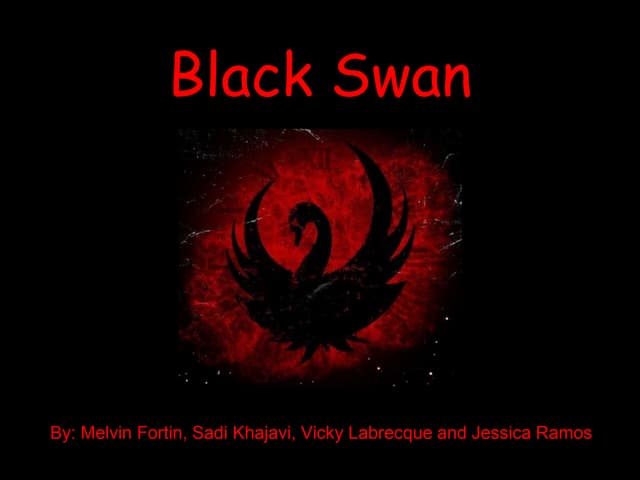 My favorite Black Swan quotes 