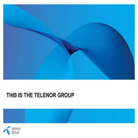 Telenor Group company presentation Q4-2013