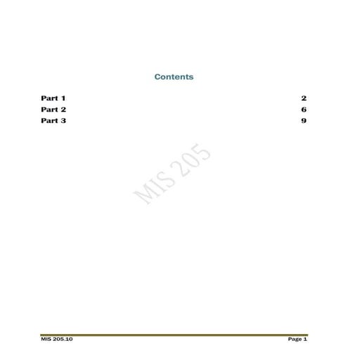 Management Information Systems: Telecom Industry