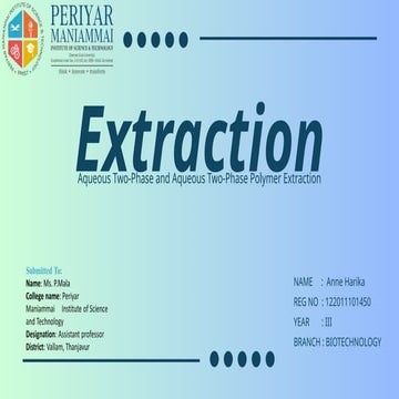 Group Project which describe extraction process