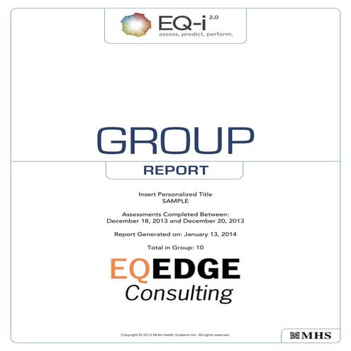 Group Emotional Intelligence Report 