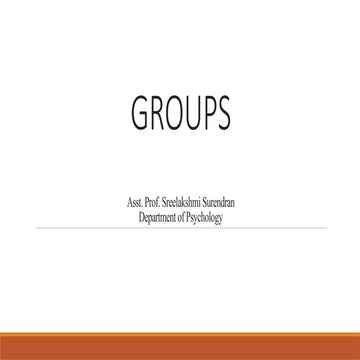 Groups in an Organization-Organizational Psychology .pptx