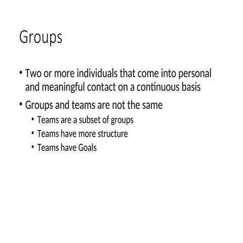 groups in organisational behaviour at work place.ppt