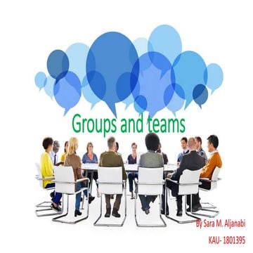 Groups and teams
