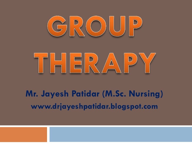 Group therapy