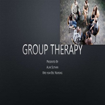 Group therapy.pptx in therapies of psychiatry