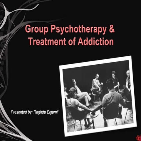 Group therapy in stages of recovery from addiction