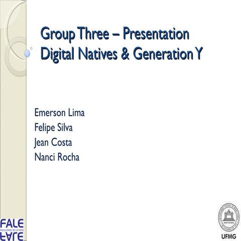 Group three – presentation second version | PPT