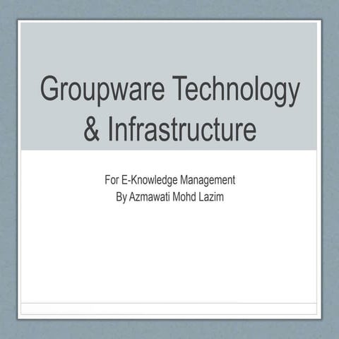 Groupware tech