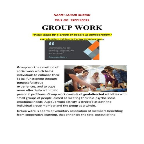 Groupwork.social service