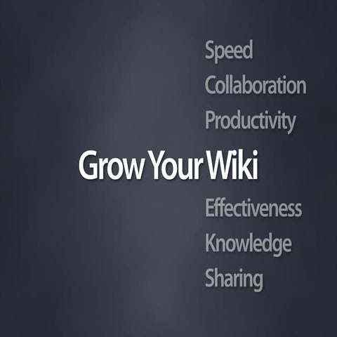 Grow Your Wiki