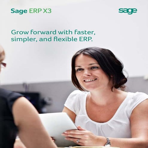 Grow forward with faster simpler and flexible erp