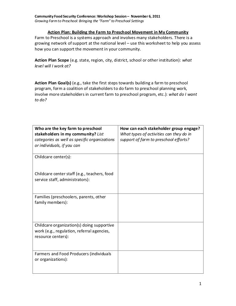 Growing Farm to Preschool: Bringing the “Farm” to Preschool Settings