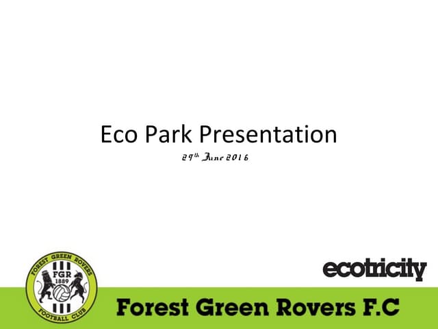 Eco Park Presentation